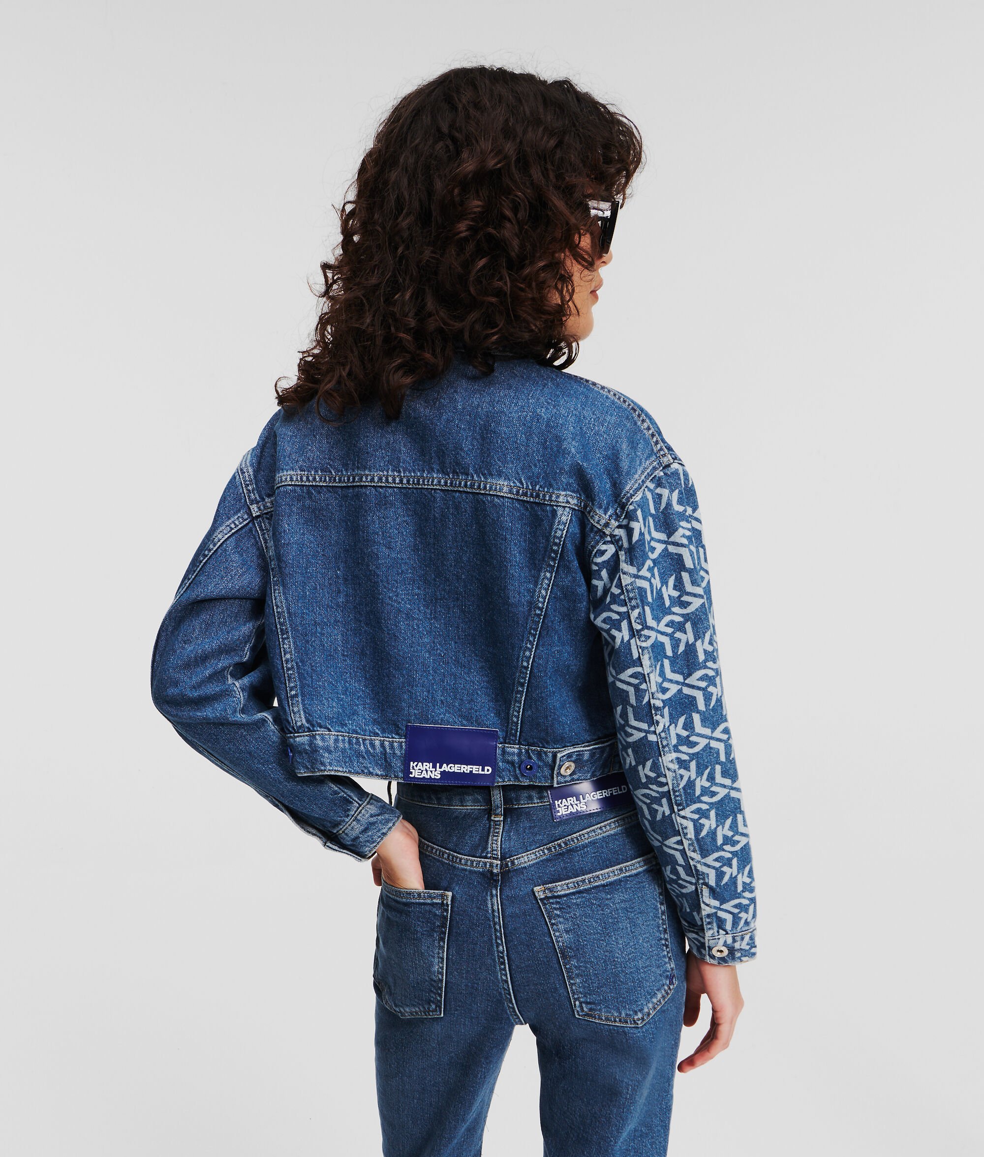 (image for) Sturdy KLJ Monogram Cropped Denim Jacket